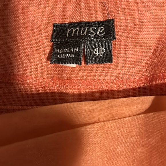 Muse Light Orange Top and Pants Set size 4P - Picture 10 of 11